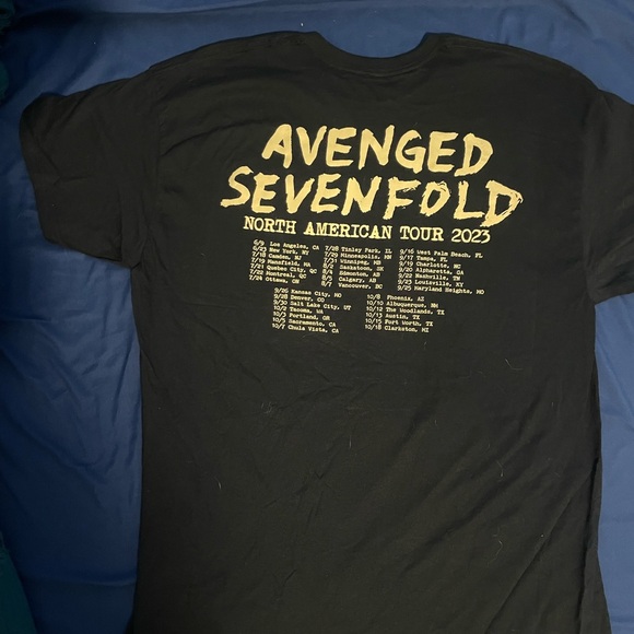 Avenged Sevenfold 2023 Tour WesBat T-Shirt - Picture 3 of 3